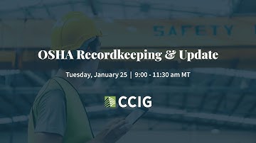 2022 OSHA Recordkeeping and Update