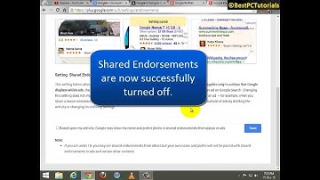 Remove Google Shared Endorsements Ads
