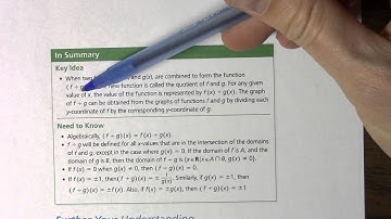 9.4 Exploring Quotients of Functions 3 of 3