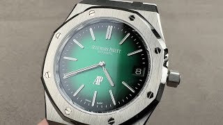 Audemars Piguet Royal Oak Jumbo Extra-Thin Platinum (16202PT.OO.1240PT.01) AP Watch Review
