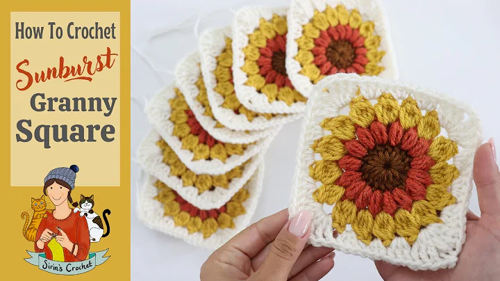 Crochet Stunning Sunflower Granny Square