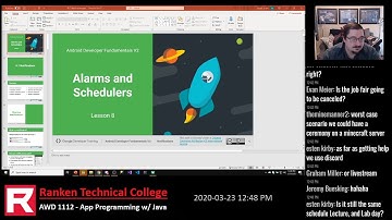 Notifications - Android Lesson 8.1 - AWD 1112 Spring 2020