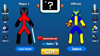 Stickman The Fight Game - Supreme Duelist Stickman Gameplay Walkthrough ( android / ios ) screenshot 2