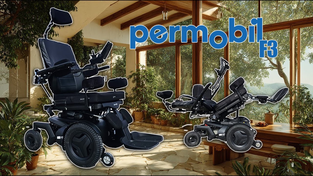 Pre-owned Permobil F3 Rehab Powerchair Review and Demonstration | Power Tilt & Recline