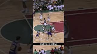 1996 Seattle SuperSonics vs Utah Jazz Stockton Malone Pick &amp; Roll