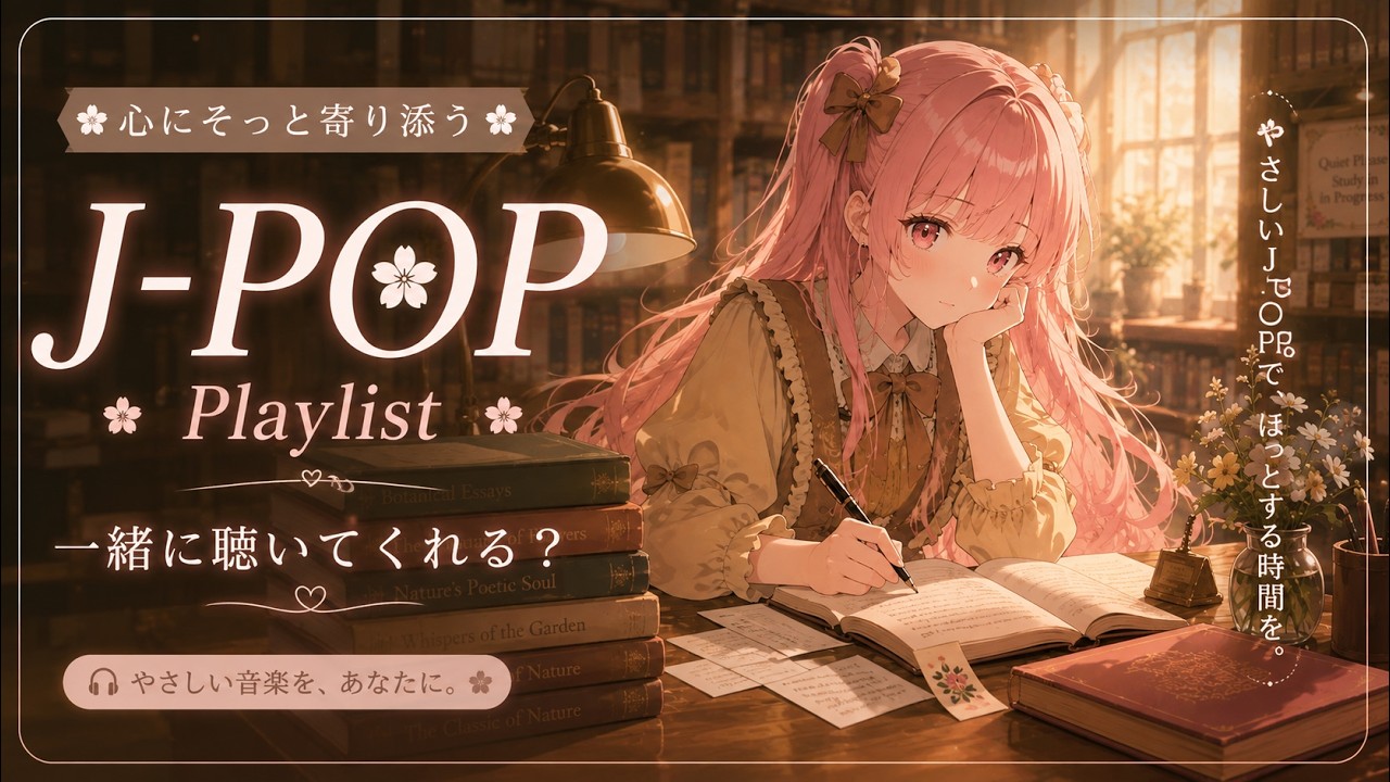 J-POP Playlist 📚 心にそっと寄り添う — Cozy & Dreamy J-Pop for