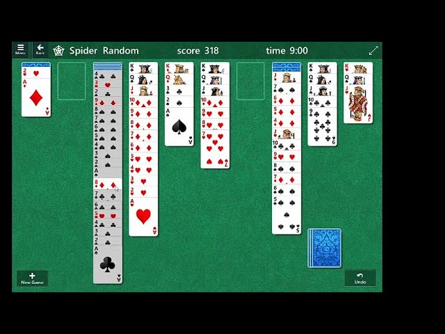 How to beat Four Suit Spider Solitaire tutorial 