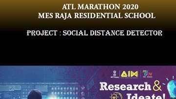 Social Distance Detector | ATL Marathin 2020 | Atal Tinkering lab | Arduino project