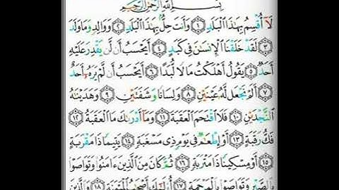 سورة البلد بصوت القارئ محيي الدين أبو العلا