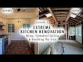 EXTREME KITCHEN RENOVATION EP2 | Demo, Cathedral Ceiling &amp; Doubling The Size