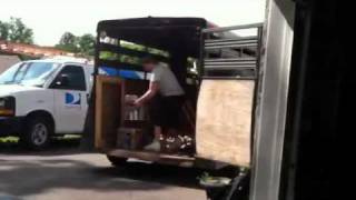 Unloading Trailer-Timelapse