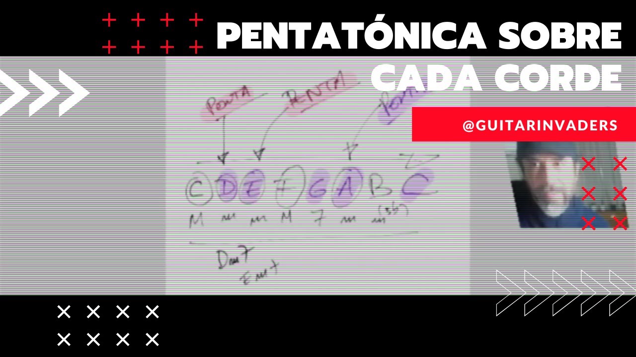 🉐 PENTATÓNICA SOBRE CADA ACORDE 😉🎸