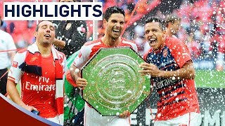 Arsenal 3-0 Manchester City | Community Shield 2014 | Goals \& Highlights