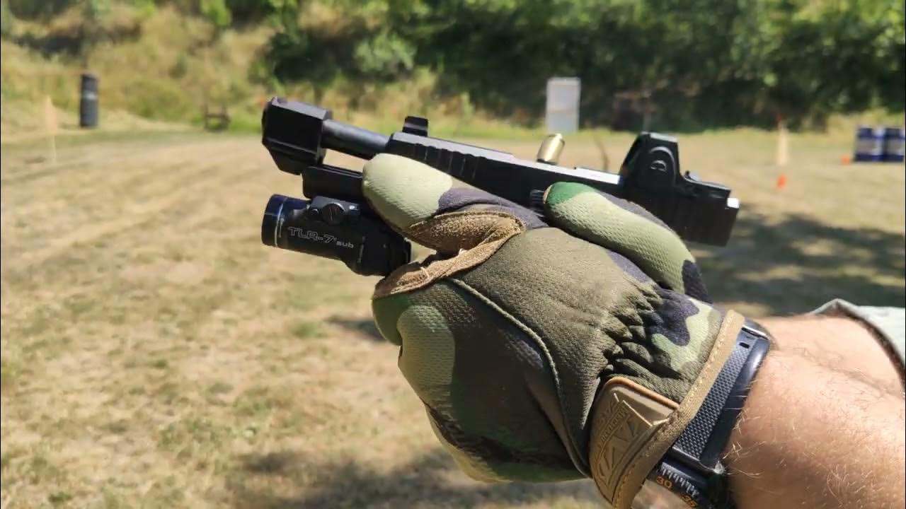 Custom G43x with Agency 417C compensator shooting YouTube