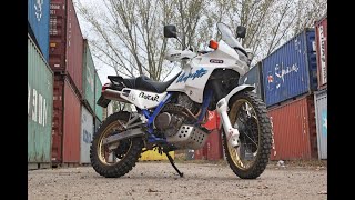 Honda NX 650 Dominator first start after engine rebuild