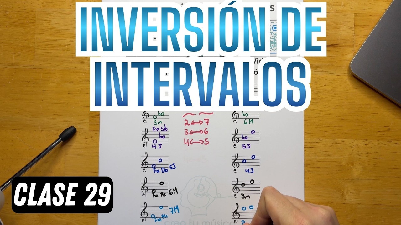 Inversión de Intervalos - Curso de Teoría Musical Clase 29