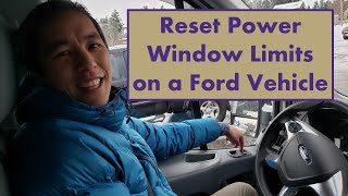 Reset Power Window Limits on a Ford Vehicle