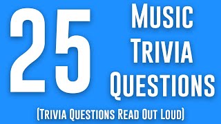 Music Quiz: 25 Trivia Questions Read Out Loud (Music Trivia Quiz) Music Trivia screenshot 4