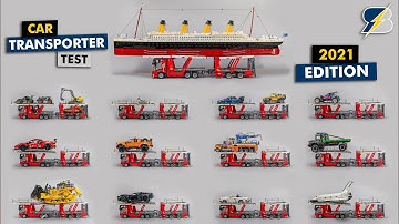 What fits on the LEGO car transporter - 2021 edition