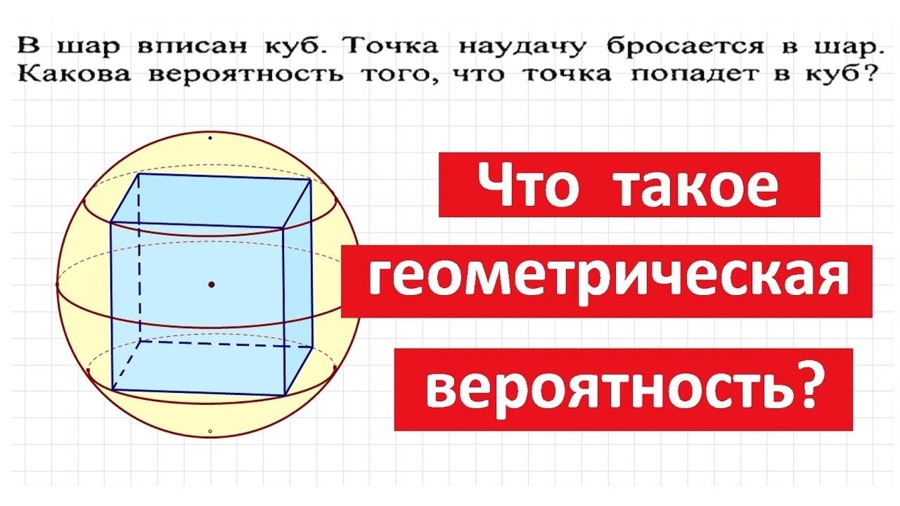 ⁣Геометрическая вероятность