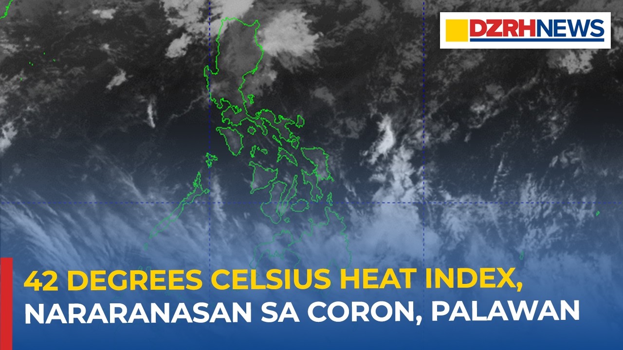 42 degrees celsius heat index, nararanasan sa Coron, Palawan