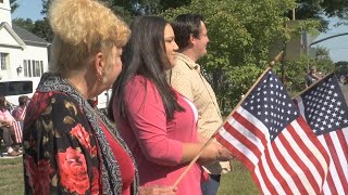 Community gathers along local streets to honor, remember fallen soldier