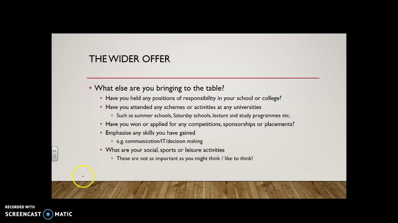How to write a personal statement - YouTube