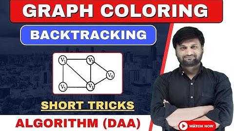 Graph coloring problem using backtracking in DAA| problem -3