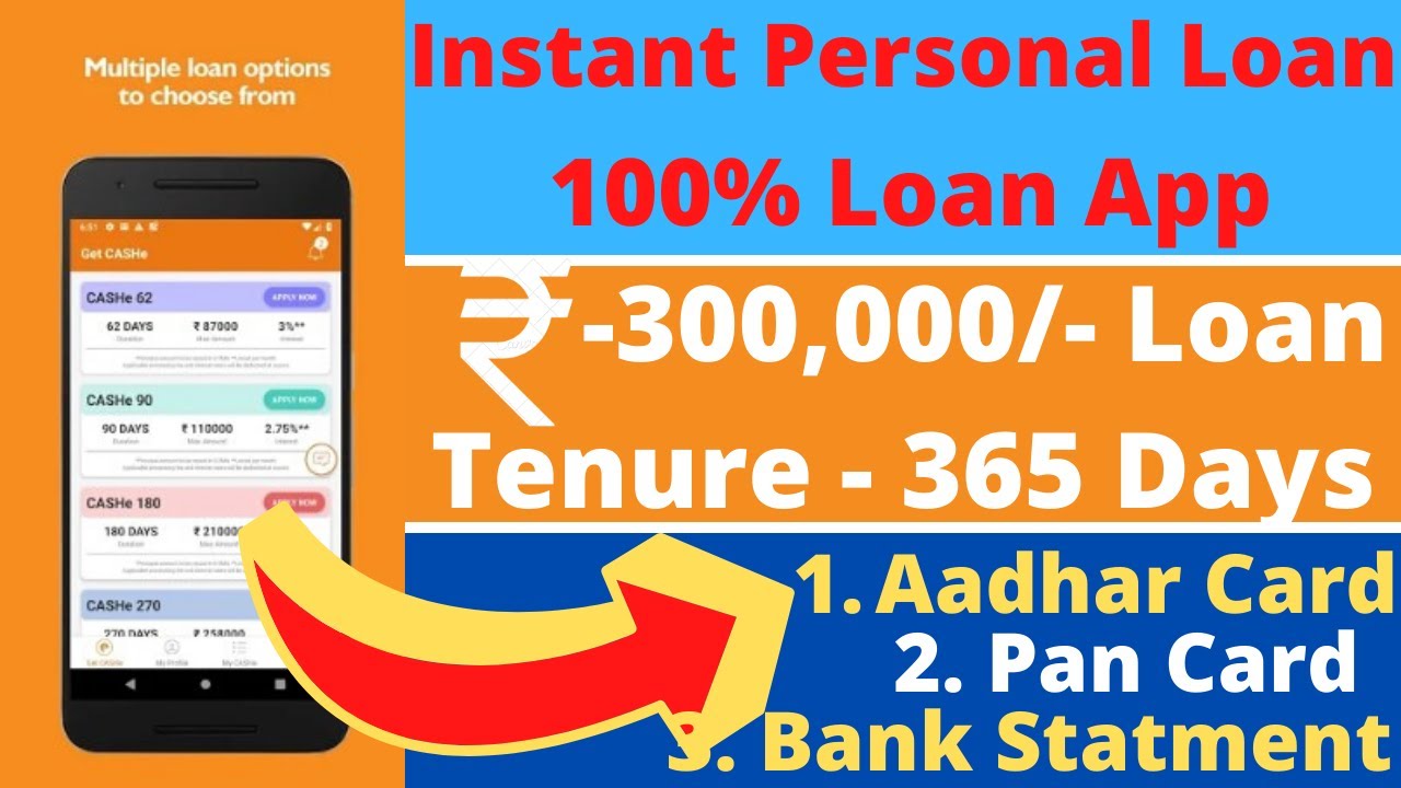 Cashe  Instant Personal Online Loan App Upto 300000 With Live Proof