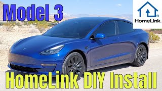 Tesla Model 3 DIY HomeLink Installation