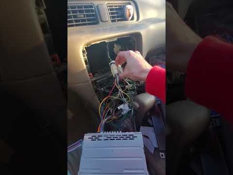 98 toyota camry stereo wiring with only 1 plug