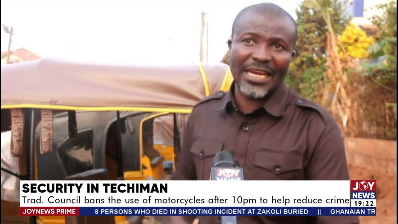 Trad. Council bans the use of motorcycles 10pm to help reduce crime - Joy News Prime (18-4-22)
