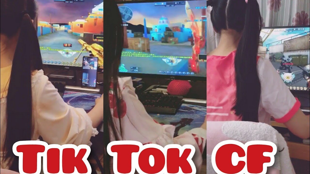 NỮ streamer nổi tiếng trong cộng đồng CF TRUNG QUỐC,Nữ streamer Đột Kích TQ xinh như thiên thần