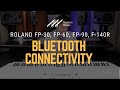 How To Connect Your Roland Digital Piano to Bluetooth | Piano Partner 2, GarageBand, Bluetooth MIDI