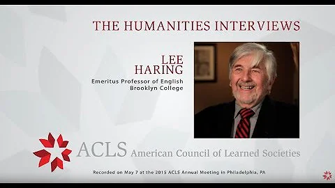 The Humanities Interviews: Lee Haring