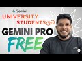 Gemini AI Pro FREE | Uni Studentsලාට Gemini Pro නොමිලේ!