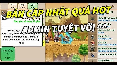 [NRO] Bản Cập Nhật Cực Hot Từ ADMIN...Từ Nay Nói Không Với Phiên Bản Mod Hack