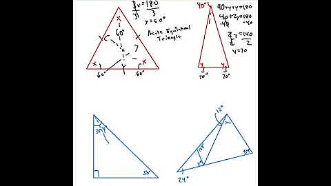 Using Algebra to Find Missing Angles in a Triangle