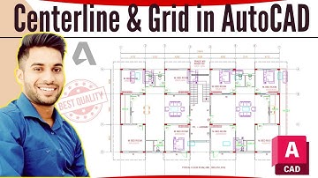 How to Make Centerline & Grid in AutoCAD | Advance Topic in Planning