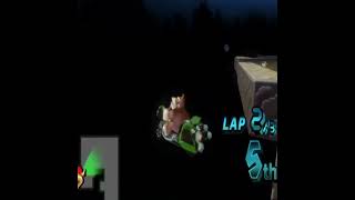 Jumping the fence - Mario Kart Wii