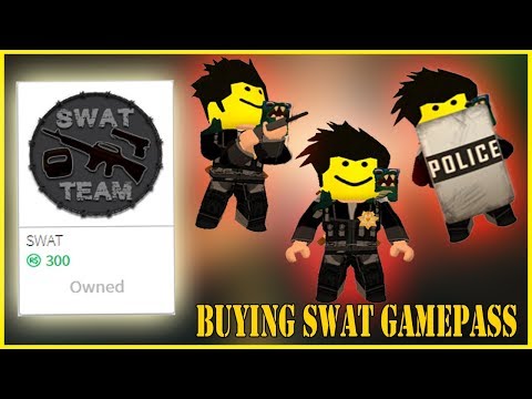 First Time Buying And Testing The Swat Gamepass On Jailbreak Roblox Youtube - roblox jailbreak swat gamepass