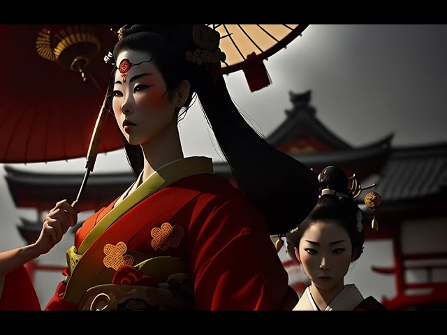 Warrior Geishas: ⚔️🌸 Unwind with Graceful Beats (5 Minute AI Music Video) class=