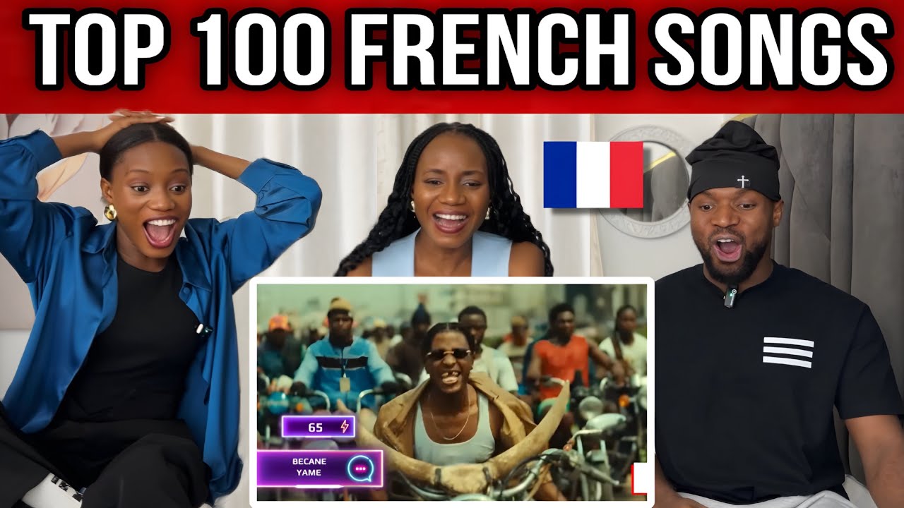 Reaction to TOP 100 MOST STREAMED FRENCH SONG ON SPOTIFY (APRIL 2025)🇫🇷