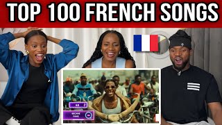 Reaction to TOP 100 MOST STREAMED FRENCH SONG ON SPOTIFY (APRIL 2025)🇫🇷