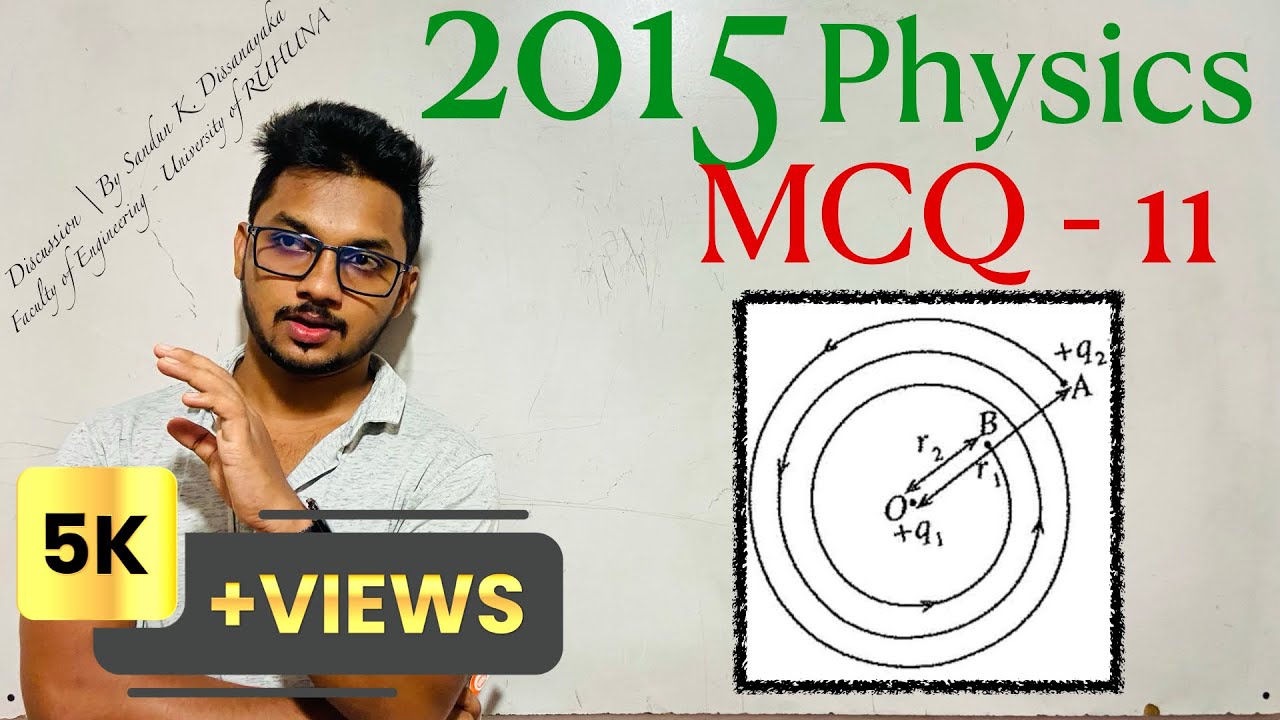 2015 Physics MCQ - 11  | By Sandun K. Dissanayaka | Channel A+
