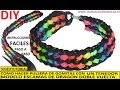 COMO HACER PULSERA DE GOMITAS ESCAMAS DE DRAGÓN DOBLE VUELTA CON UN TENEDOR. VIDEOTUTORIAL DIY.