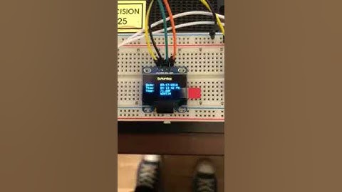 Arduino OLED Clock