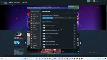 How to Turn Off/On Notifications on Steam
