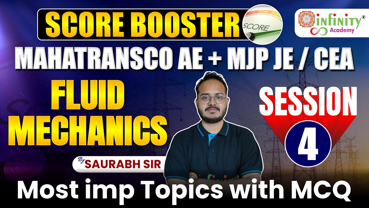 🔥 SCORE BOOSTER – FLUID MECHANICS | Session 4 🔥
