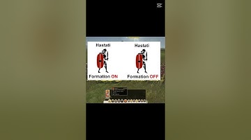 Total War: Rome II 1vs1: Hastati - Formation Attack (ON vs OFF)